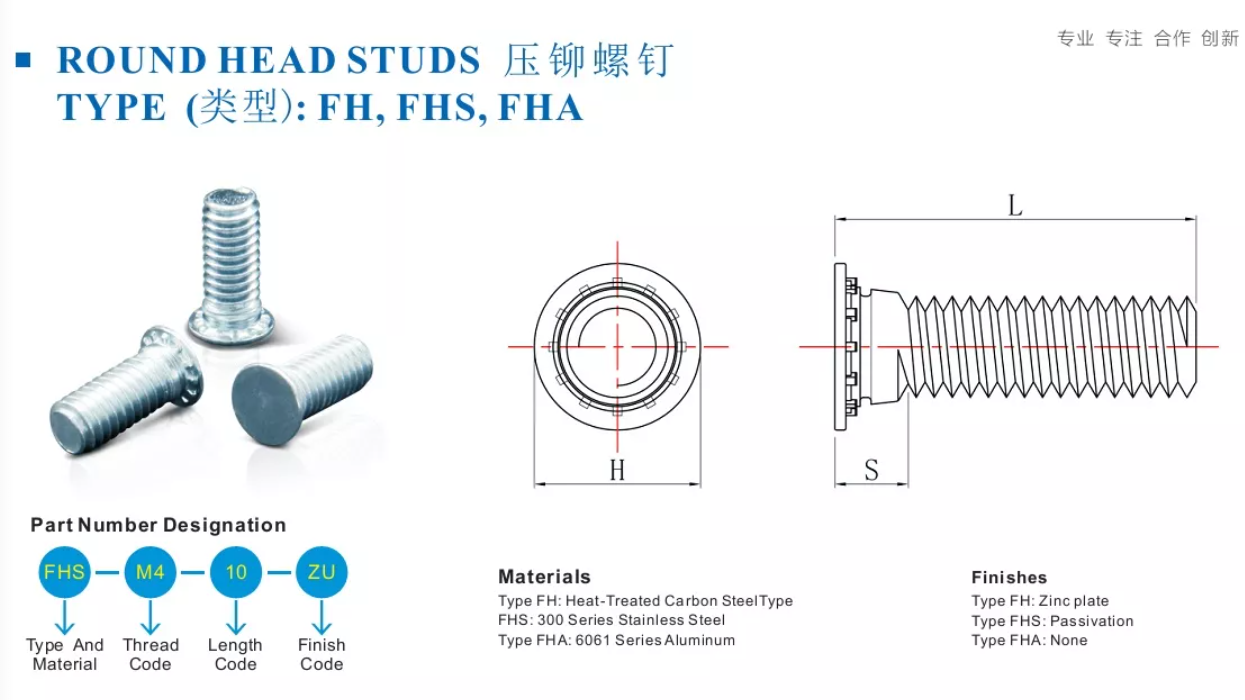 壓鉚螺絲 壓鉚螺絲